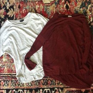 2 sweater shirts